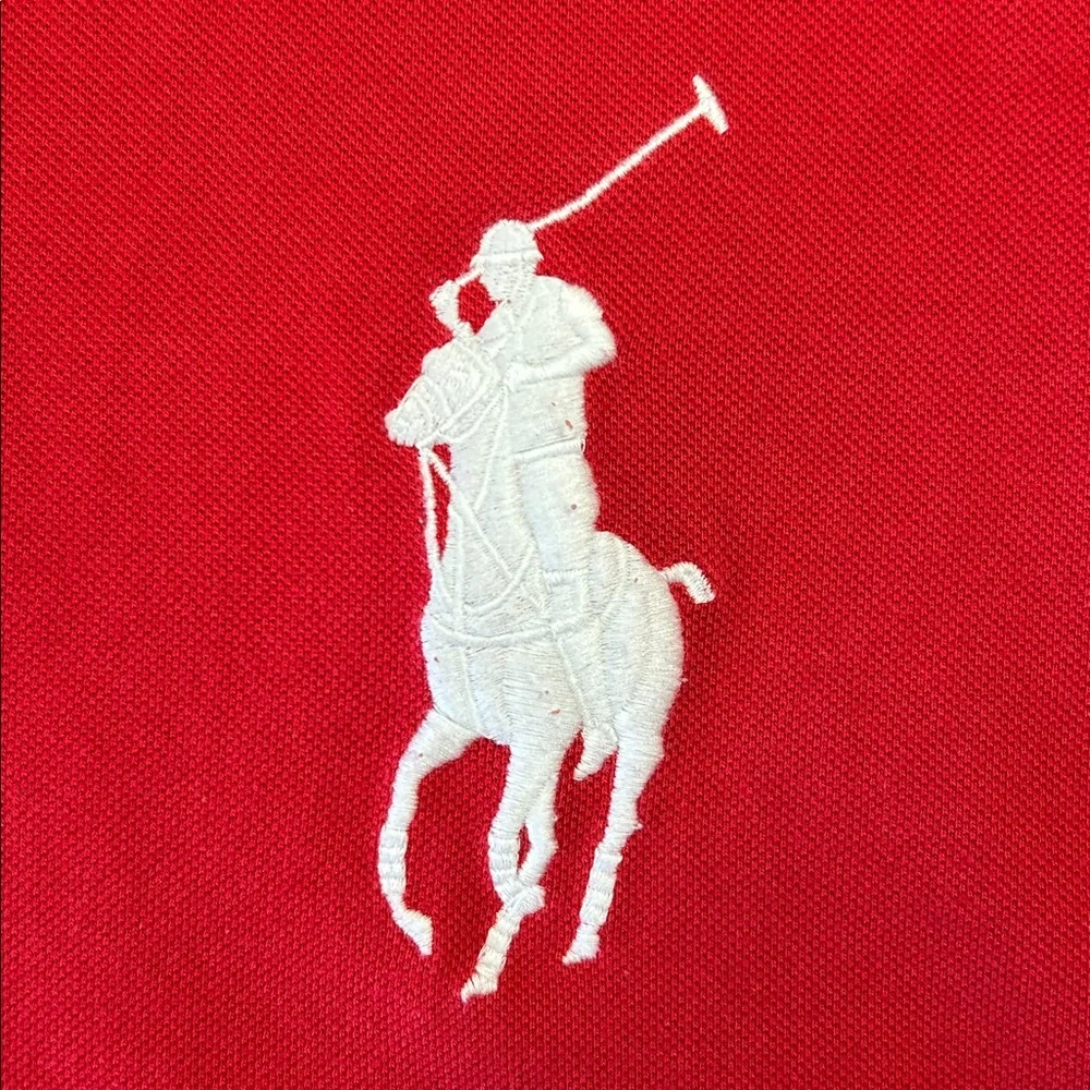 Polo Ralph Lauren Big Pony Number 3 Red Polo Shirt 3XB HH